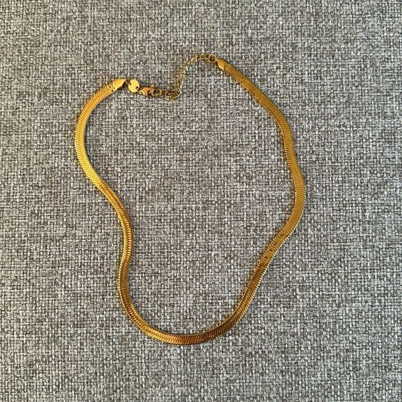 NWT Jennifer Zeuner Karli Necklace Gold Plated - Picture 5 of 8